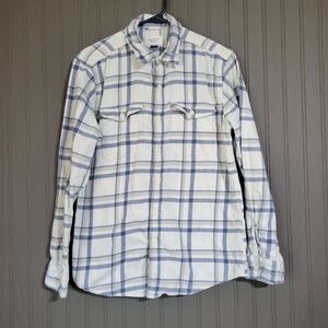 American Eagle Super Soft Long Sleeve Button Down Shirt Plaid Men's Small